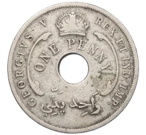 1 пенни 1919 года Британская Западная Африка