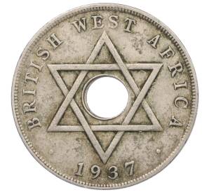 1 пенни 1937 года H Британская Западная Африка
