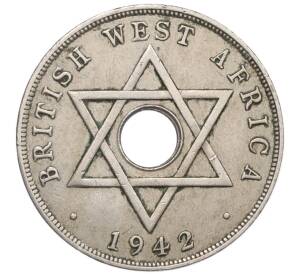 1 пенни 1942 года Британская Западная Африка