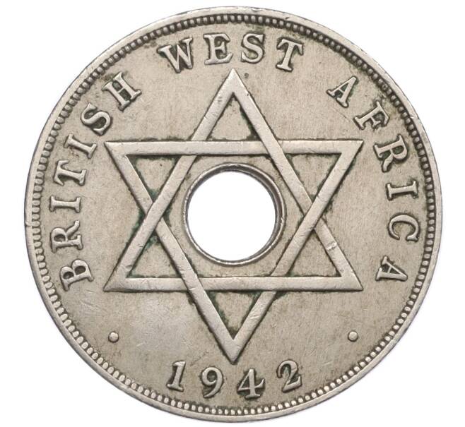 Монета 1 пенни 1942 года Британская Западная Африка (Артикул K12-20509)