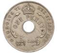 Монета 1 пенни 1942 года Британская Западная Африка (Артикул K12-20510)