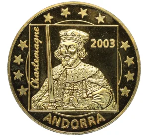 5 евро 2003 года Андорра