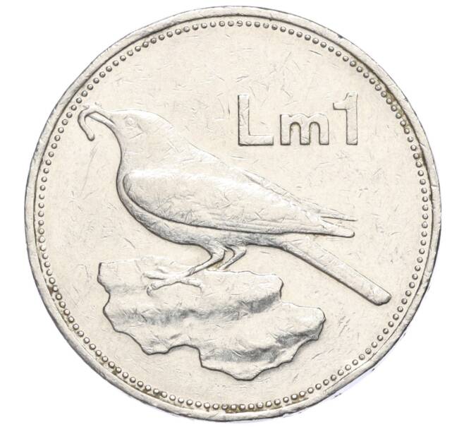 Монета 1 лира 1986 года Мальта (Артикул K12-20575)