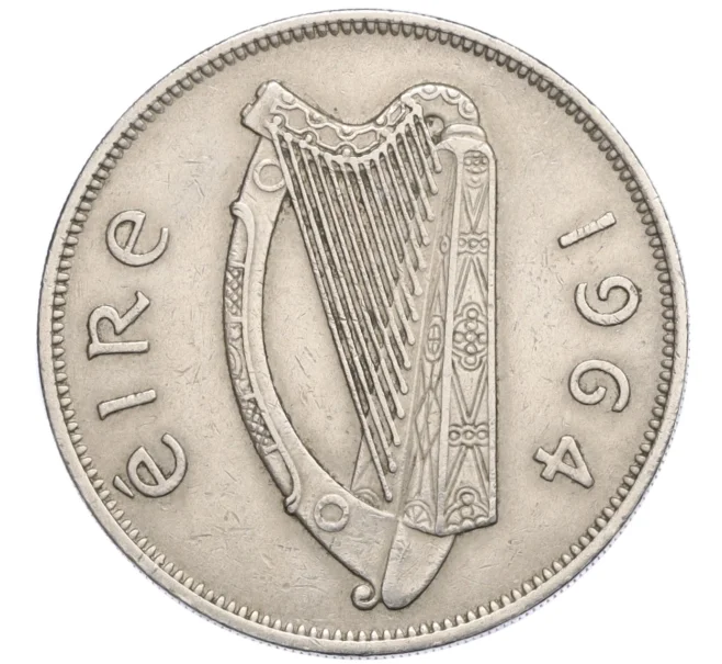 Монета 1/2 кроны 1964 года Ирландия (Артикул K12-20592)