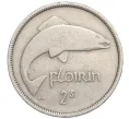 Монета 2 шиллинга (флорин) 1954 года Ирландия (Артикул K12-20595)