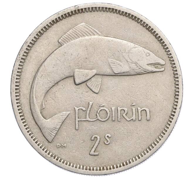 Монета 2 шиллинга (флорин) 1962 года Ирландия (Артикул K12-20603)