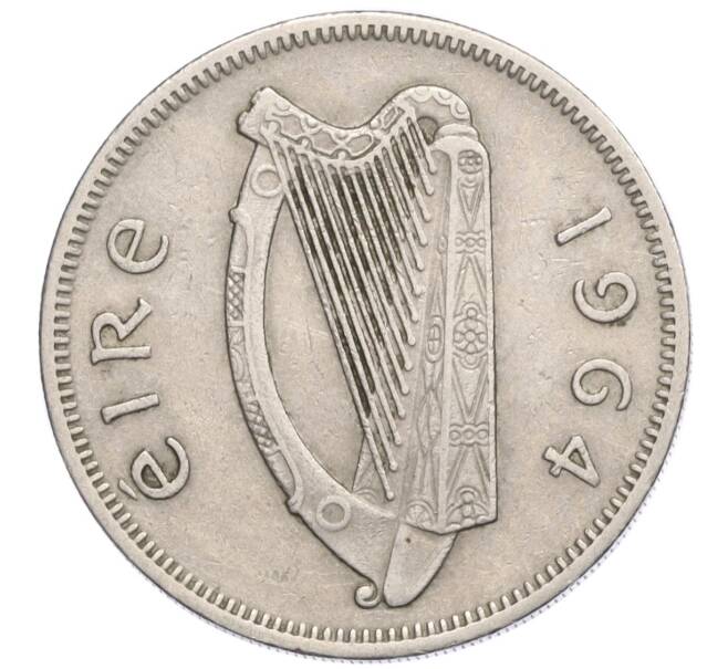 Монета 2 шиллинга (флорин) 1964 года Ирландия (Артикул K12-20608)
