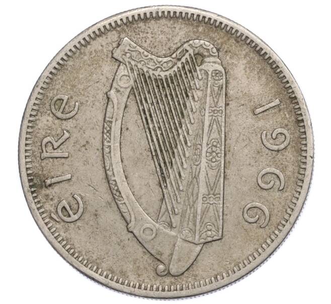 Монета 2 шиллинга (флорин) 1966 года Ирландия (Артикул K12-20613)