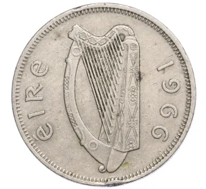 2 шиллинга (флорин) 1966 года Ирландия