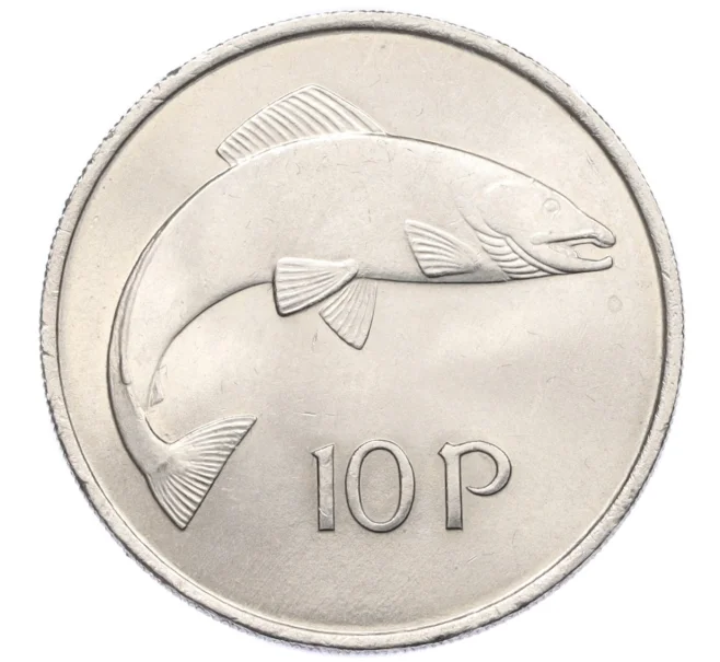 Монета 10 пенсов 1969 года Ирландия (Артикул K12-20616)