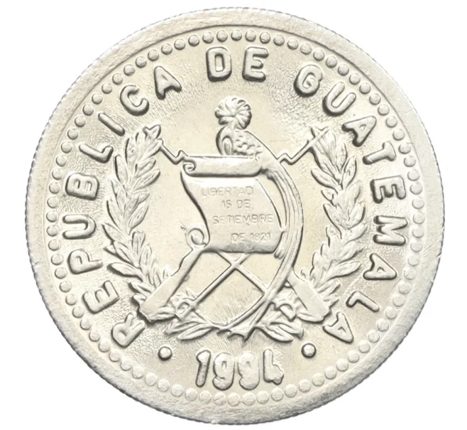 Монета 10 сентаво 1994 года Гватемала (Артикул K12-20708)