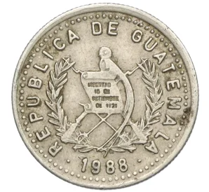 5 сентаво 1988 года Гватемала