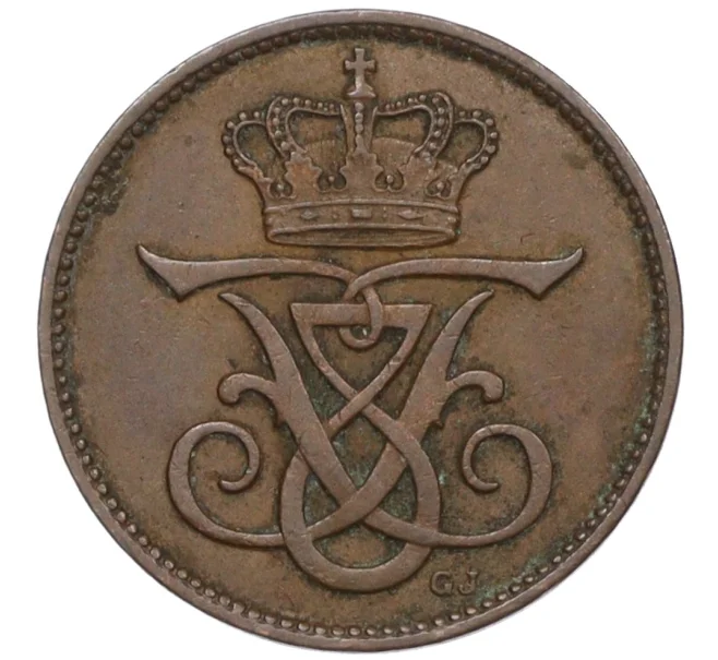 Монета 1 эре 1907 года Дания (Артикул K12-20725)