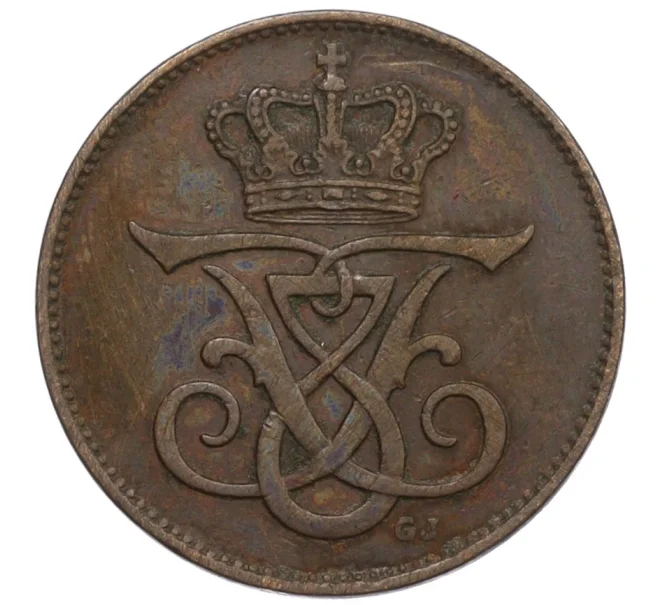 Монета 2 эре 1912 года Дания (Артикул K12-20728)