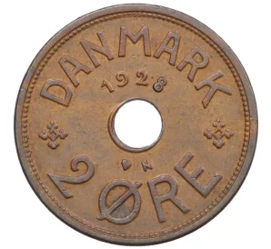 2 эре 1928 года Дания