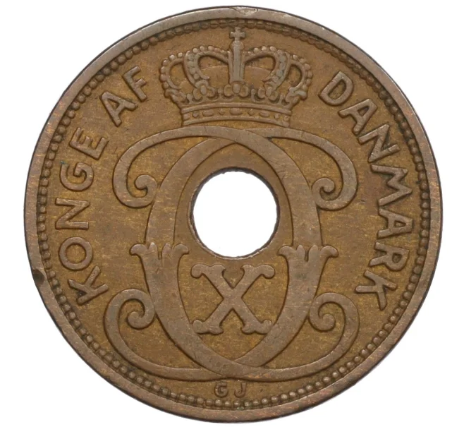 Монета 5 эре 1938 года Дания (Артикул K12-20730)