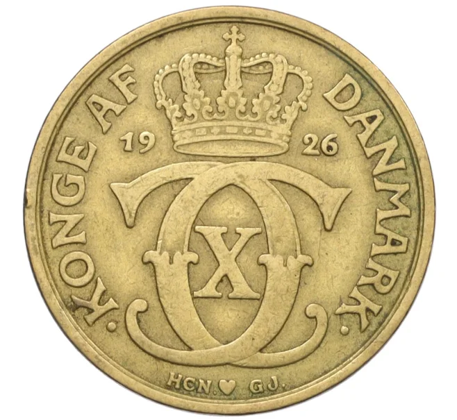Монета 1 крона 1926 года Дания (Артикул K12-20732)