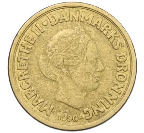 10 крон 1990 года Дания