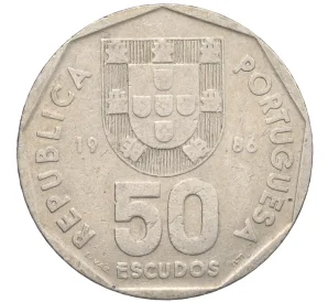 50 эскудо 1986 года Португалия