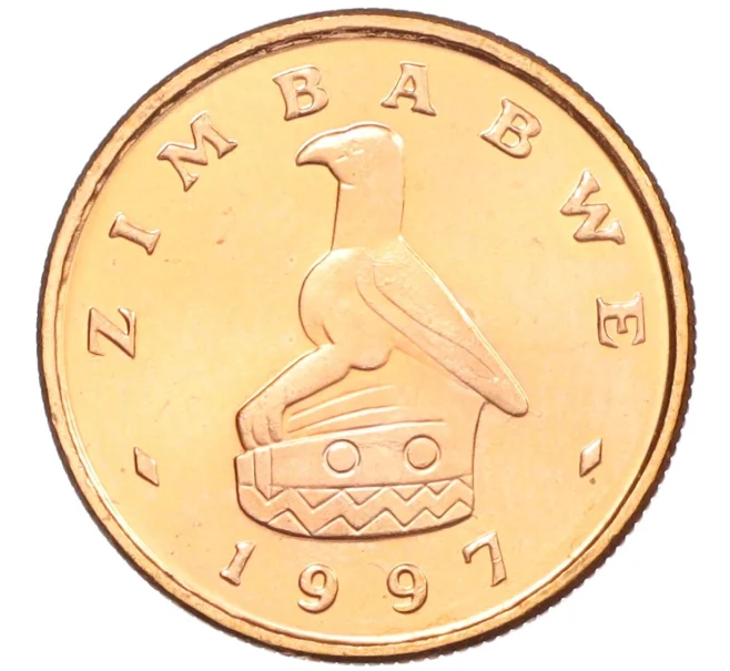 Монета 1 цент 1997 года Зимбабве (Артикул K12-20781)
