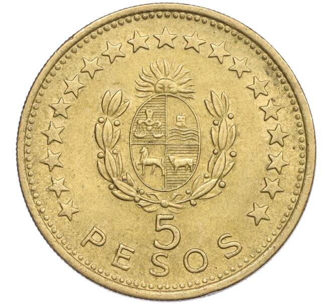 Монета 5 песо 1965 года Уругвай (Артикул K12-20784)