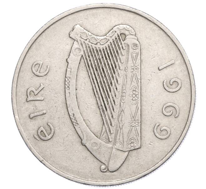 Монета 10 пенни 1969 года Ирландия (Артикул K12-20682)
