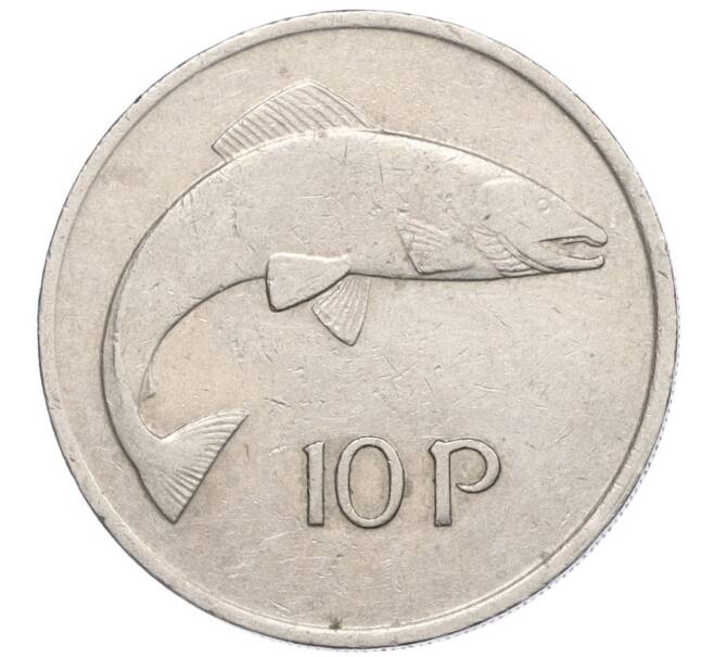 Монета 10 пенни 1975 года Ирландия (Артикул K12-20688)