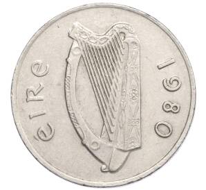 10 пенни 1980 года Ирландия