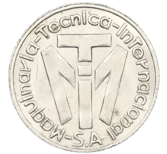 Рекламный жетон компании «MTI» Испания (Артикул K12-20871)