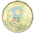 Монета 1 доллар 2024 года Канада «150 лет со дня рождения Люси Мод Монтгомери» (Цветное покрытие) (Артикул M2-75086)