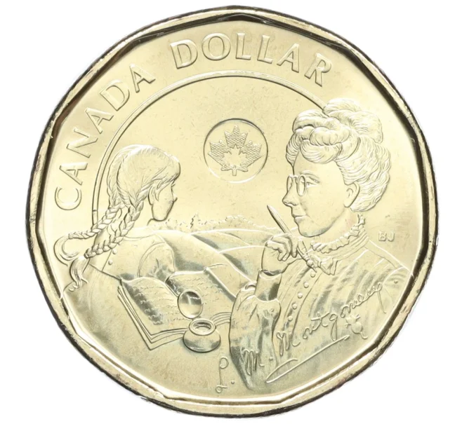 Монета 1 доллар 2024 года Канада «150 лет со дня рождения Люси Мод Монтгомери» (Артикул M2-75087)
