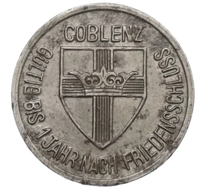 25 пфеннигов 1918 года Германия — город Кобленц (Нотгельд)