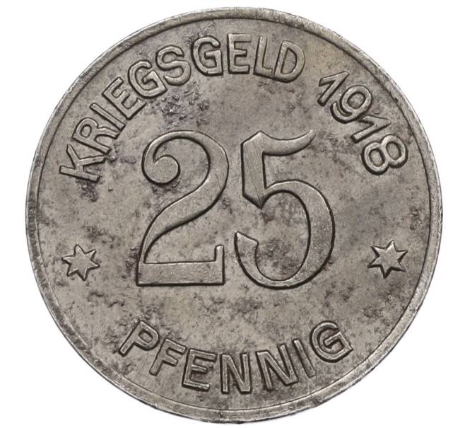 Монета 25 пфеннигов 1918 года Германия — город Кобленц (Нотгельд) (Артикул K12-20989)