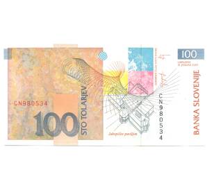 100 толаров 2003 года Словения — Фото №2