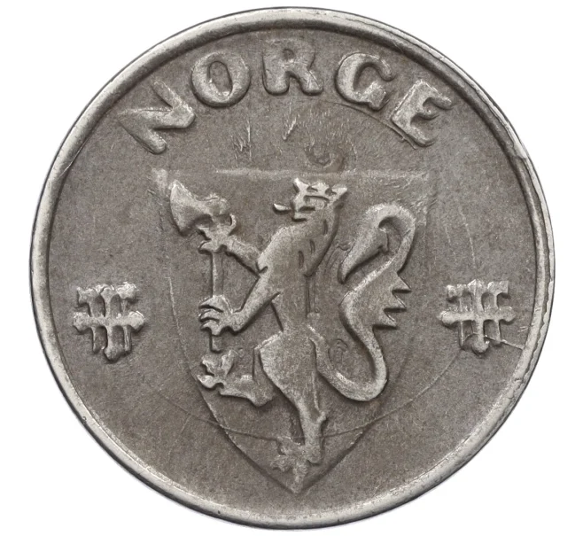 Монета 5 эре 1942 года Норвегия (Артикул K12-21012)