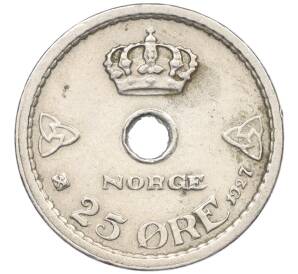 25 эре 1927 года Норвегия — Фото №1