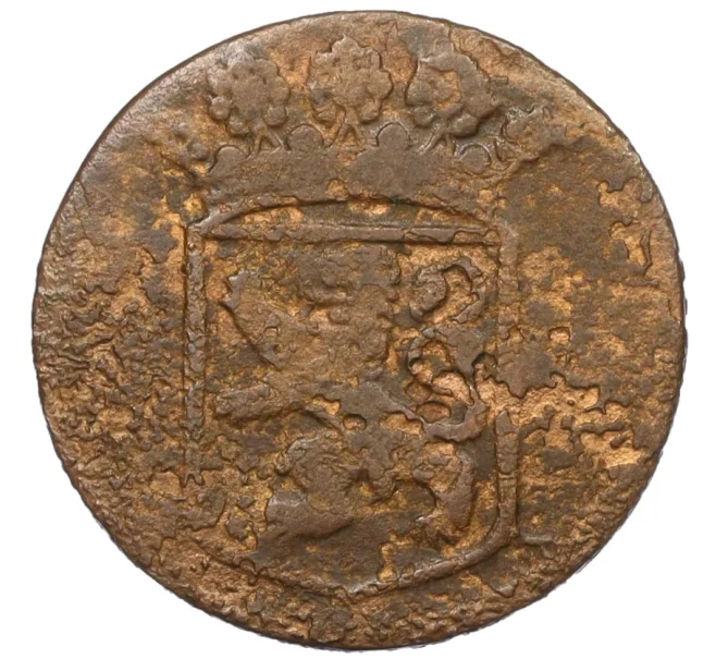 Монета 1 дуит 1751 года Голландская Ост-Индия (Артикул K12-21020)
