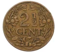 Монета 2 1/2 цента 1944 года Кюрасао (Артикул K12-21026)