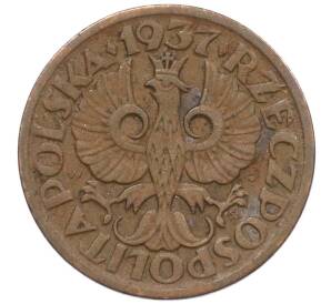 1 грош 1937 года Польша — Фото №1