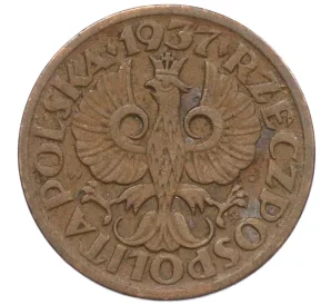 1 грош 1937 года Польша