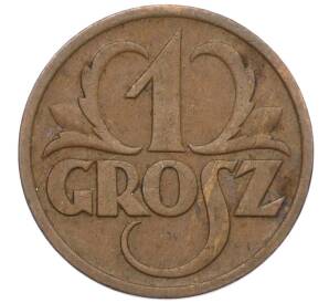 1 грош 1937 года Польша — Фото №2