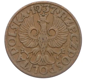 2 гроша 1937 года Польша
