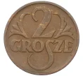 Монета 2 гроша 1937 года Польша (Артикул K12-21032)