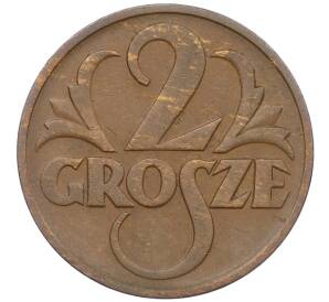 2 гроша 1937 года Польша — Фото №2