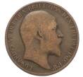 Монета 1/2 пенни 1902 года Великобритания (Артикул K12-21126)