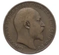 Монета 1/2 пенни 1902 года Великобритания (Артикул K12-21128)