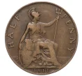 Монета 1/2 пенни 1911 года Великобритания (Артикул K12-21145)