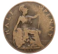 Монета 1/2 пенни 1918 года Великобритания (Артикул K12-21164)