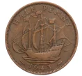 Монета 1/2 пенни 1943 года Великобритания (Артикул K12-21224)