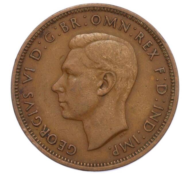 Монета 1/2 пенни 1946 года Великобритания (Артикул K12-21236)